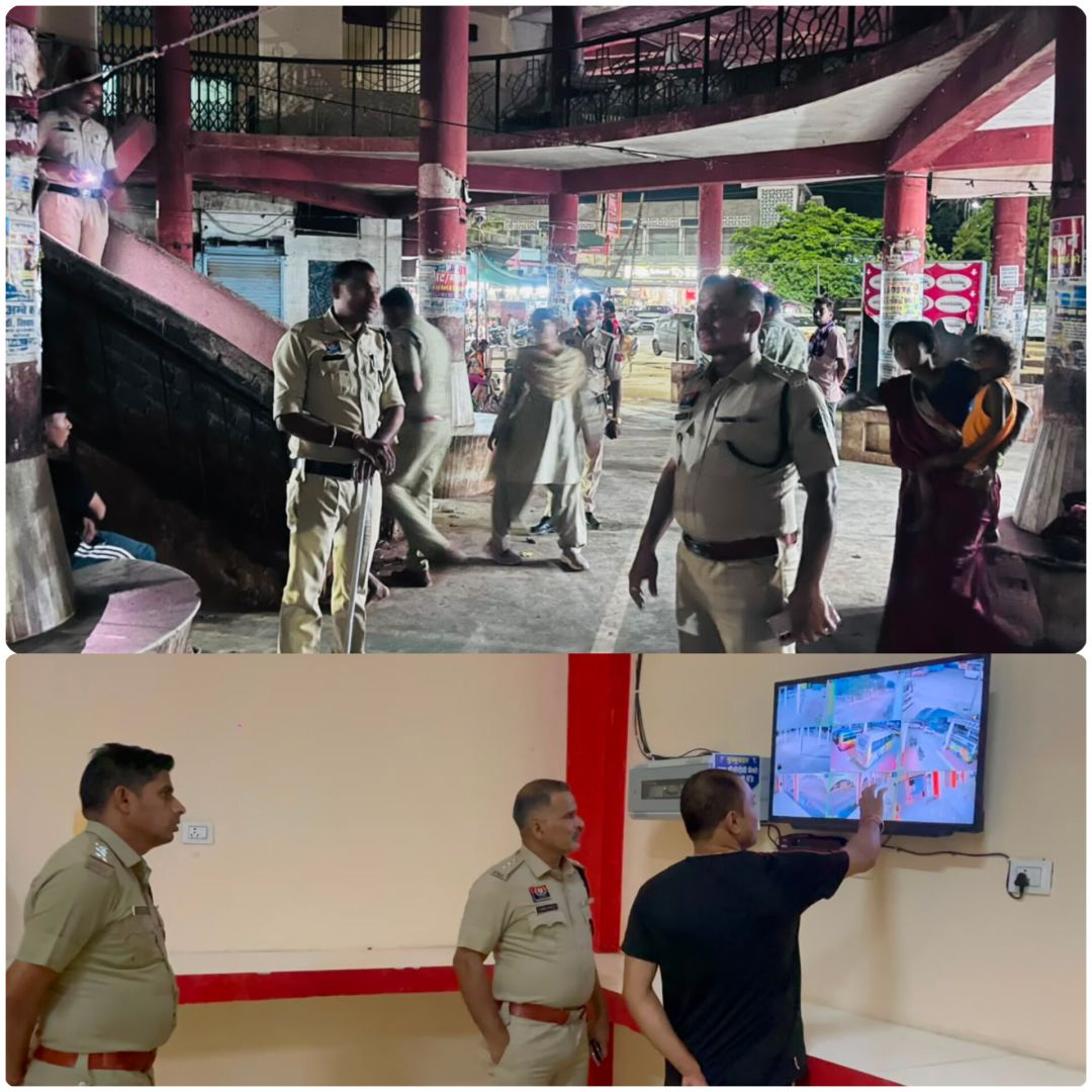 कबीरधाम पुलिस की सरप्राइज चेकिंग, सुनसान इलाकों में बैठने वालों को दी समझाइश